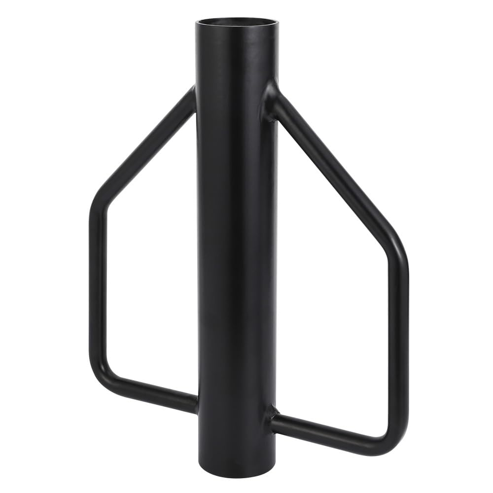 Garvee Fence Post Driver 12LB Carbon Steel Heavy Duty Ergonomic Handles Rust Resistant 3in Diameter Farm Fencing Construction