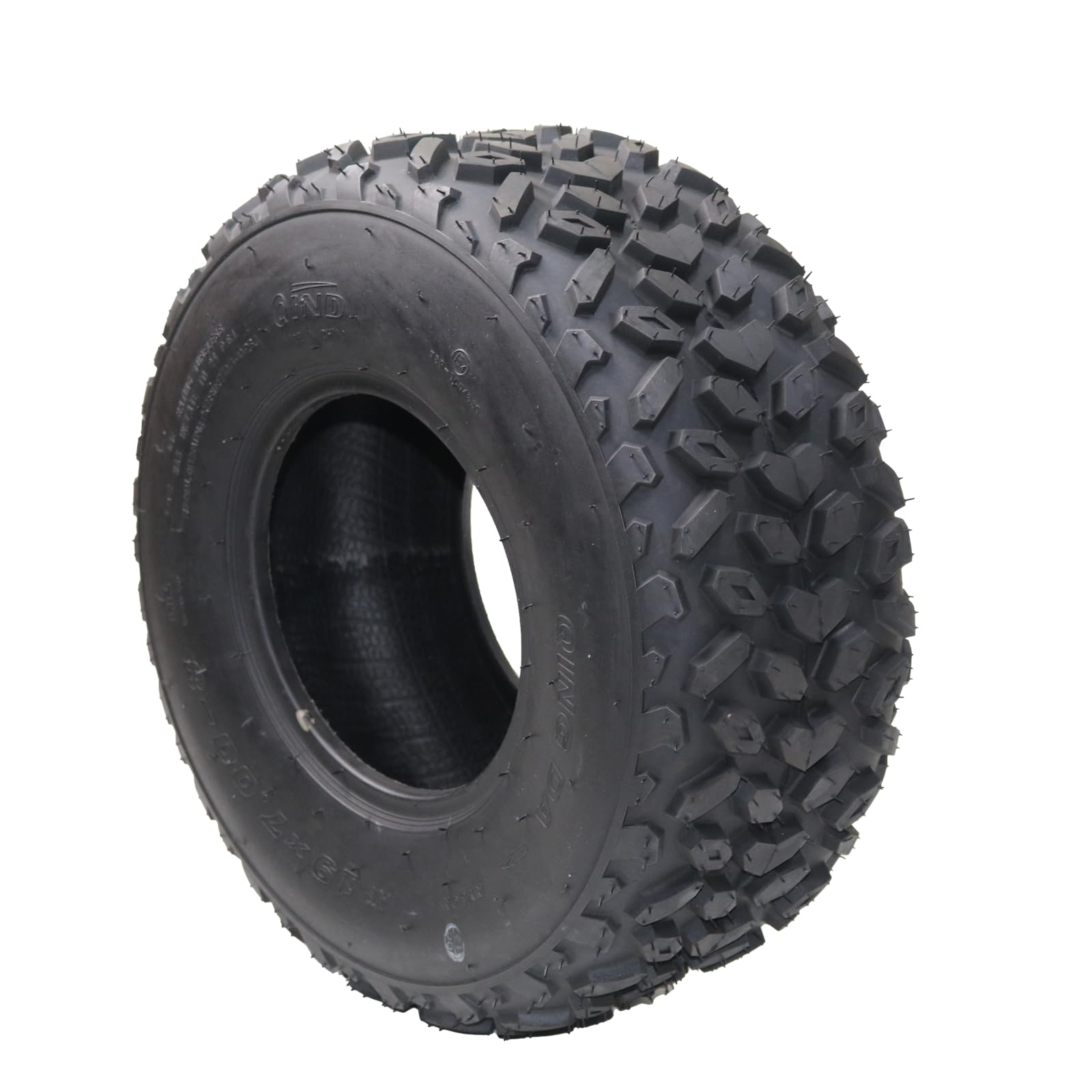 Garvee Set of 2 ATV Tires All-Terrain 19X7-8 4PR Tubeless Nylon 4-Ply Durable Off-Road Traction for Trail Sand Mud