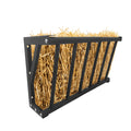 Garvee Wall Mount Hay Rack Livestock Feeder 27" Large Capacity 16 Gallon Heavy Duty Carbon Steel Rust-Resistant Easy Install Indoor Outdoor