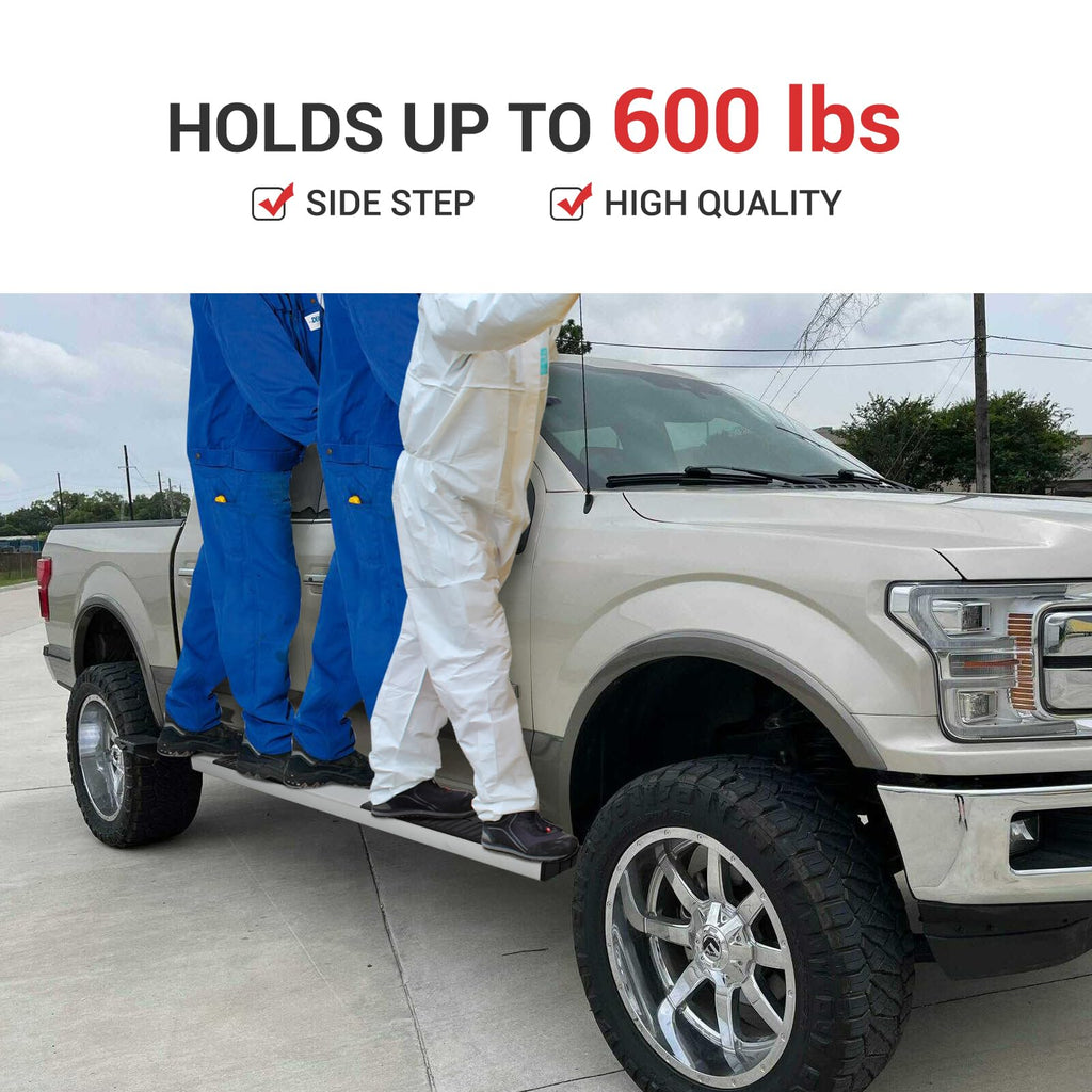 Garvee 6" Wide Running Boards for 2007-2018 Ram 1500 Crew Cab, Stainless Steel Side Steps Nerf Bars