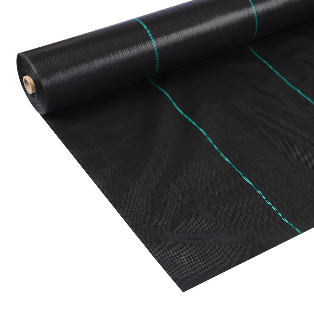 Garvee Weed Barrier Landscape Fabric 3.2 OZ Heavy Duty Polypropylene UV-Resistant Driveway Garden Cloth for Weed Control, Water Permeable, Easy Install, Landscaping