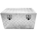 Garvee 36 Inch Aluminum Tool Box for Pickup Truck Bed, RV Trailer - T-Handle Lock, Drop-Down Door, Corrosion-Resistant, Under-Vehicle Mount, Durable Storage