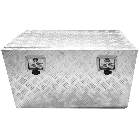 Garvee 36 Inch Aluminum Tool Box for Pickup Truck Bed, RV Trailer - T-Handle Lock, Drop-Down Door, Corrosion-Resistant, Under-Vehicle Mount, Durable Storage