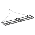 Garvee 8FT Drag Harrow for ATV Tractor UTV, Heavy-Duty Steel, Adjustable Width, 6FT Chain Link, Tow Behind Landscape Rake, Yard Field Driveway