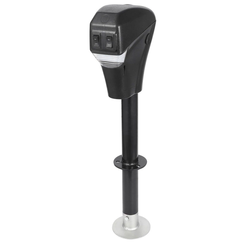 Garvee 3500lbs Electric Tongue Jack with 12V Motor & Circuit Breaker, Waterproof Cover, 18" Lift, 30 AMPs, Easy Install for A-Frame Trailers