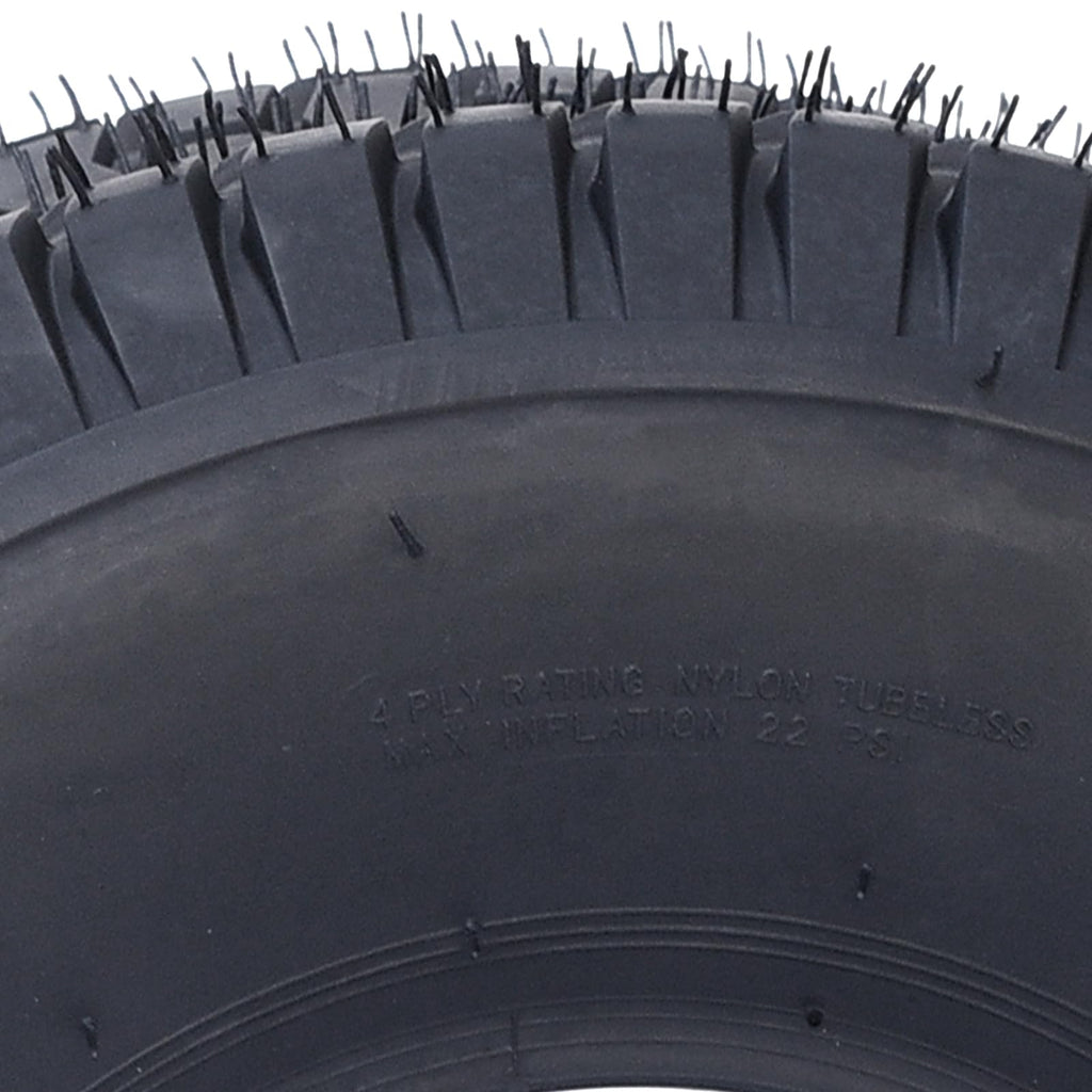 Garvee 18x8.50-8 Lawn Mower Tires, 4 Ply Tubeless, Set of 2, Fits Lawn Tractor, Riding Mower, Golf Cart