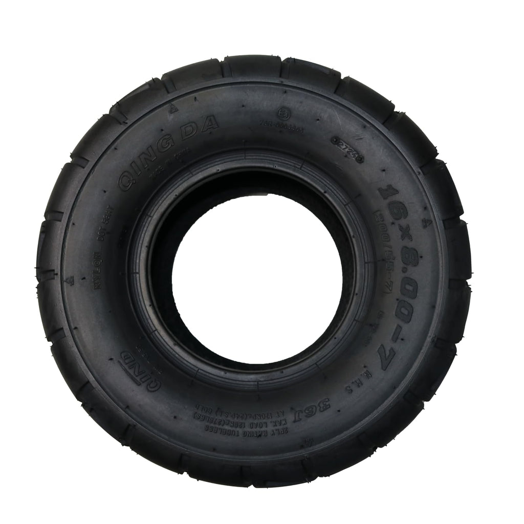 Garvee Set of 2 ATV Tires 16X8-7 4PR All-Terrain Tubeless Nylon 4-Ply Off-Road Mud Sand Trail
