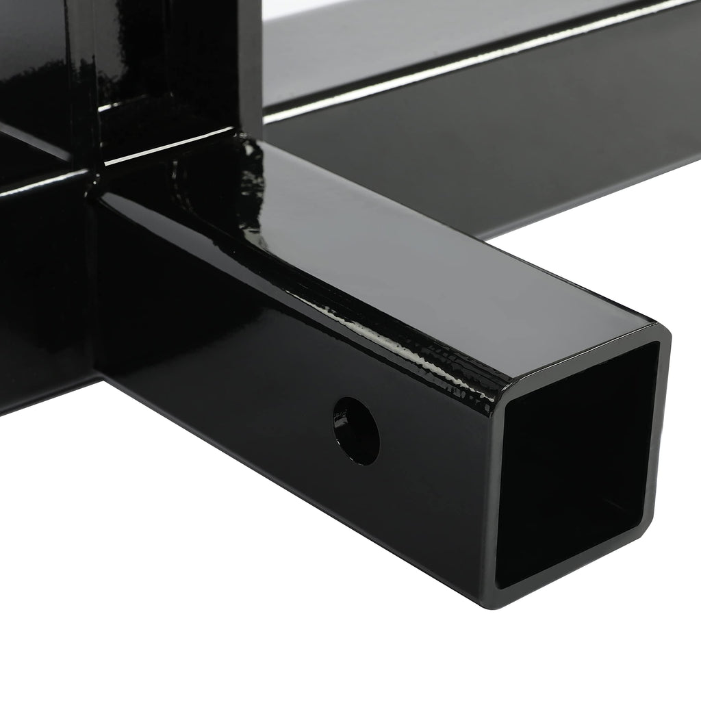 Garvee 3 Point Trailer Hitch with 2" Receiver for Category 1 Tractors - Heavy-Duty Steel, Quick-Install, Rust-Resistant, Includes Suitcase Weight Brackets - Industrial Use