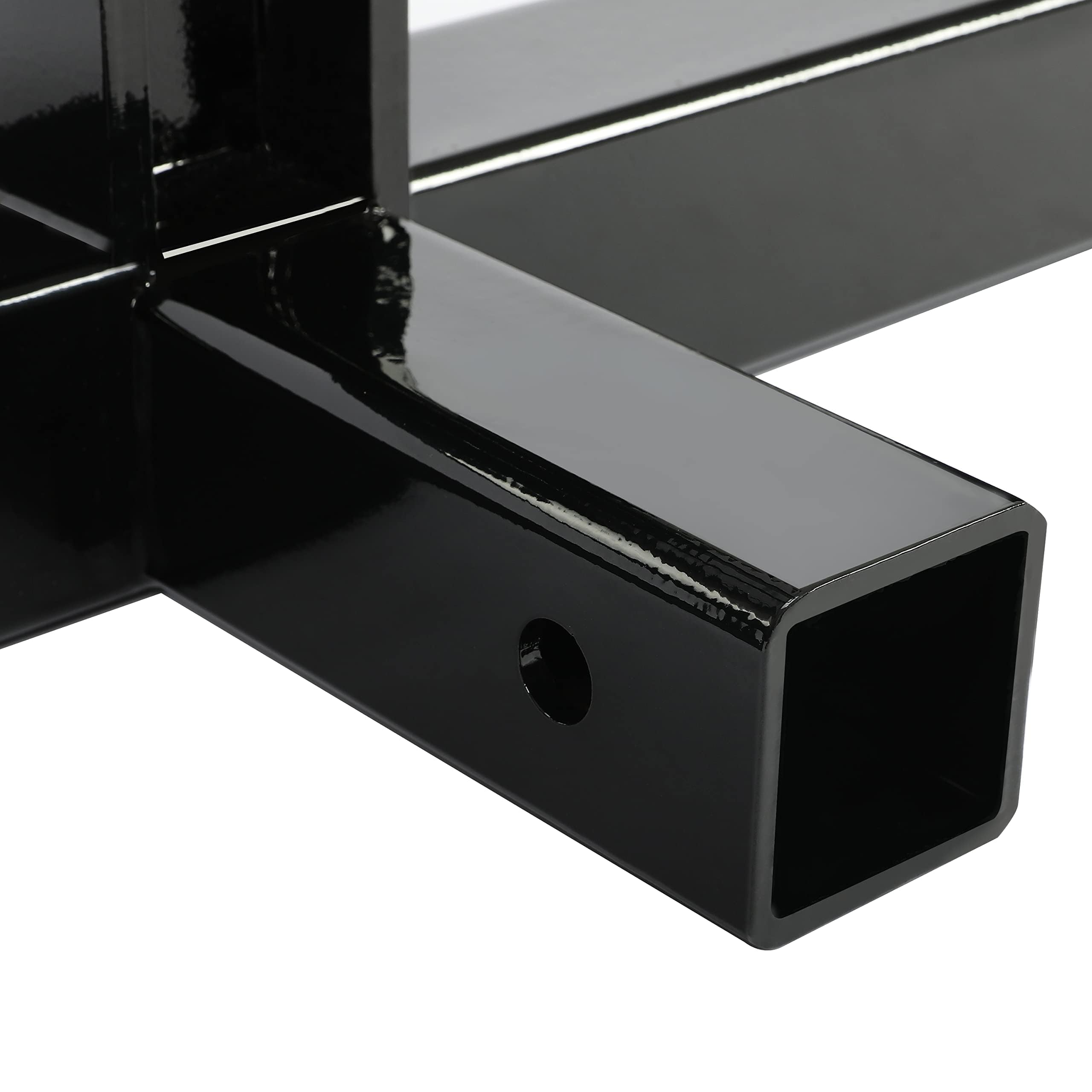 Garvee 3 Point Trailer Hitch with 2" Receiver for Category 1 Tractors - Heavy-Duty Steel, Quick-Install, Rust-Resistant, Includes Suitcase Weight Brackets - Industrial Use