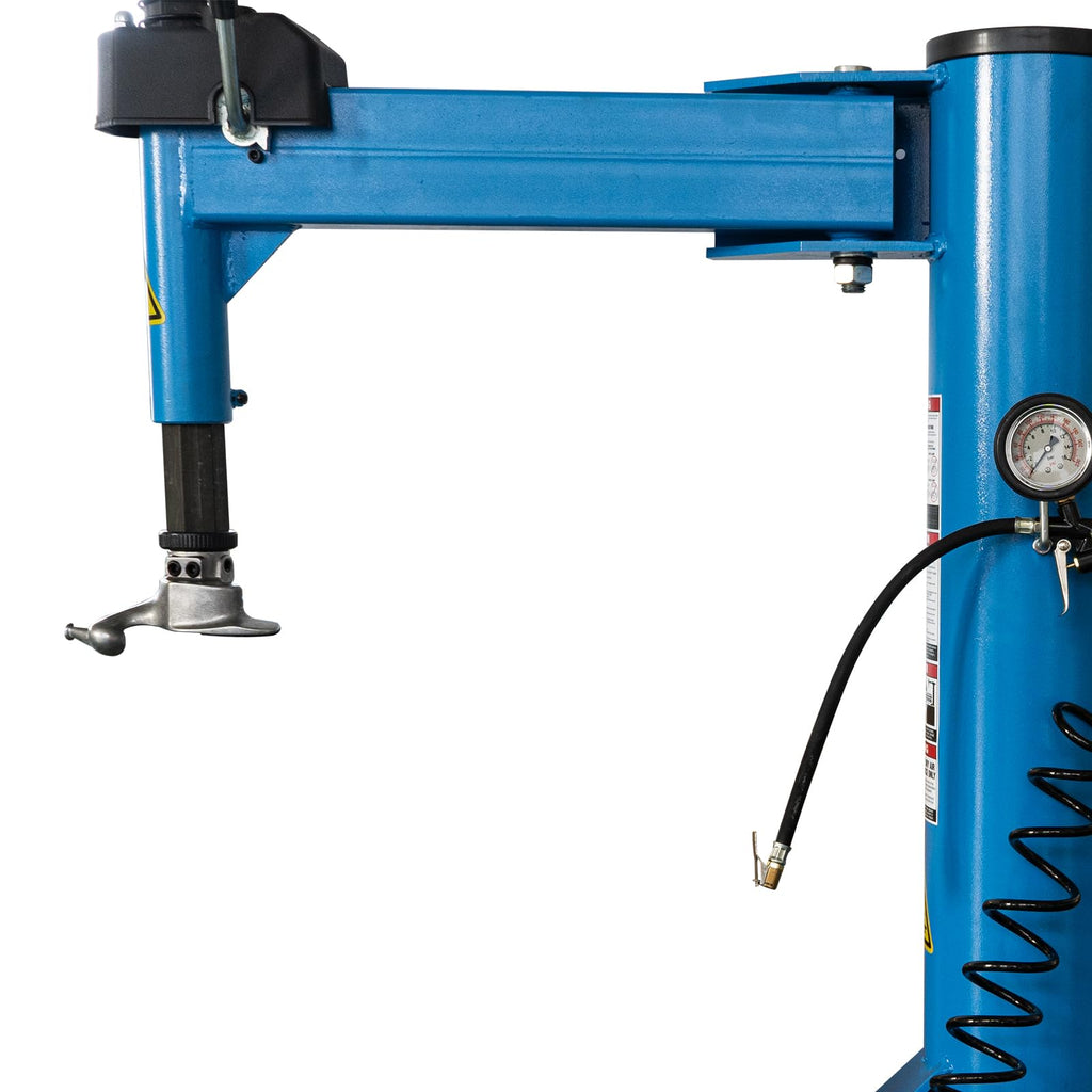 Garvee Tire Changer Machine 1.5HP Pneumatic Tilt-Back Rim Clamp 12-24" Stainless Steel Durable User-Friendly Garage Workshop