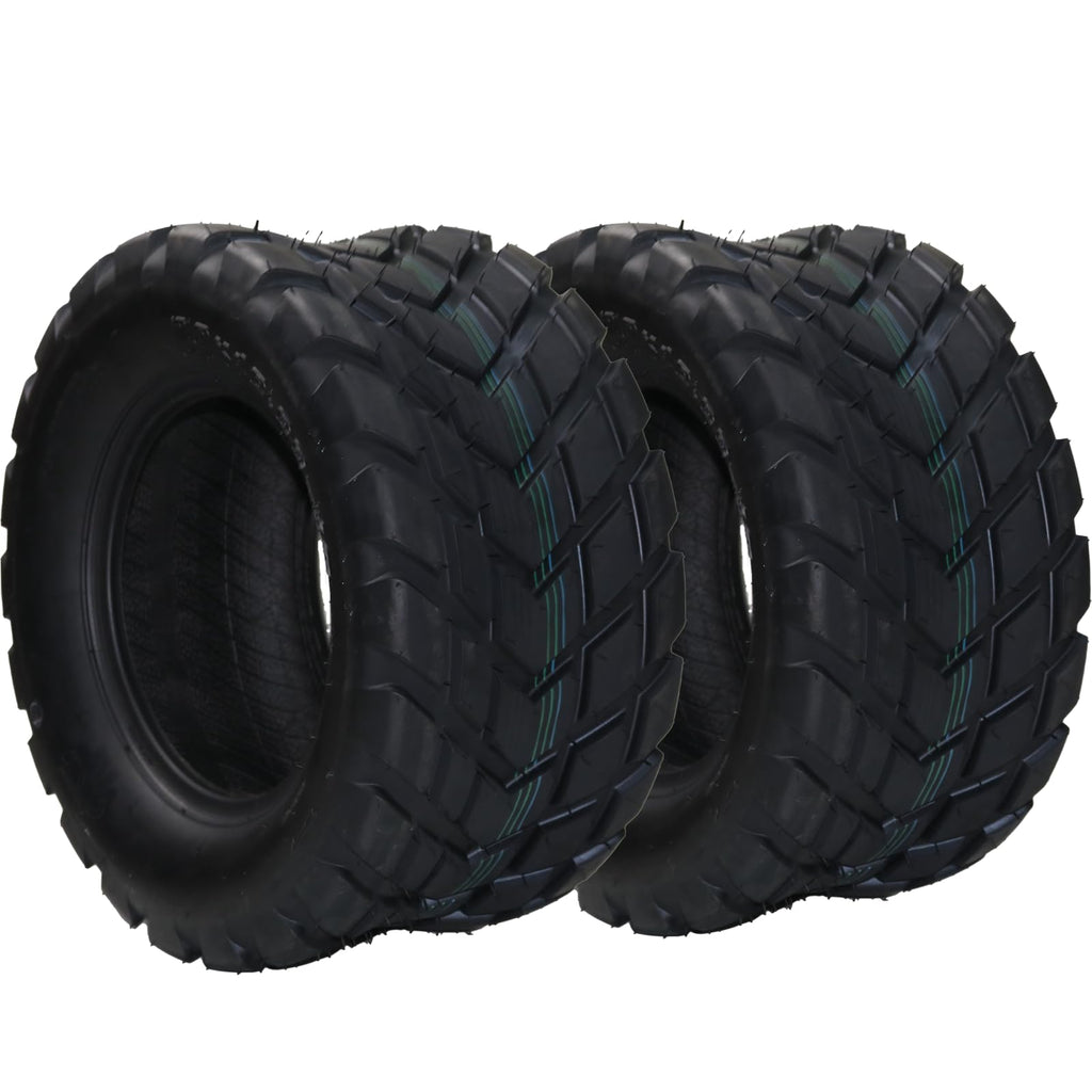 Garvee ATV Tires Set of 2 18X9.50-8 4PR All-Terrain Tubeless Nylon 4-Ply Durable Shoulder Traction Off-Road Trail Sand Mud