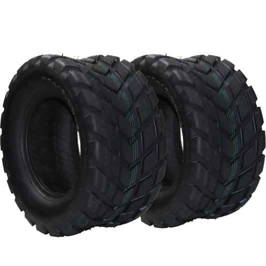Garvee ATV Tires Set of 2 18X9.50-8 4PR All-Terrain Tubeless Nylon 4-Ply Durable Shoulder Traction Off-Road Trail Sand Mud