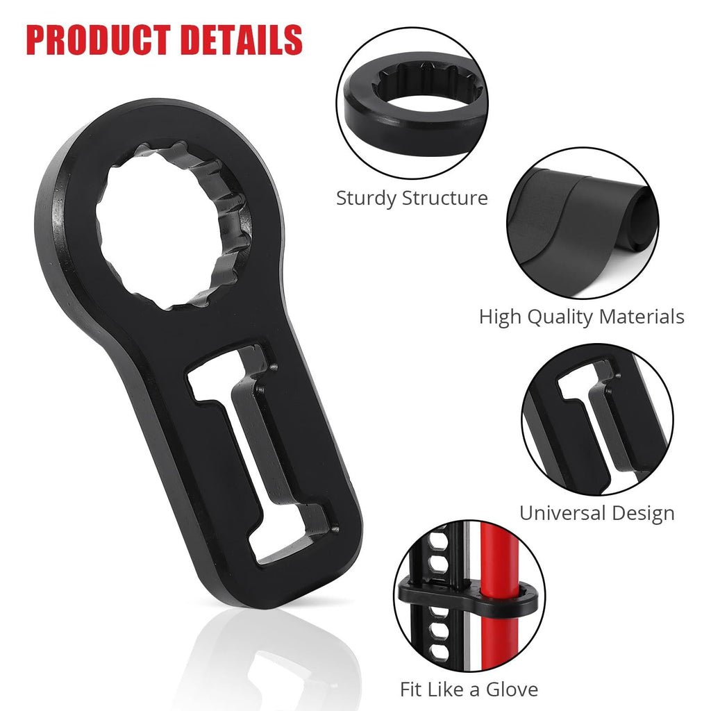 Garvee Hi-Lift Jack Handle Retainer Rubber Cover - Durable, Anti-Rust, Secure Fit, Easy Install - For Stability During Transport