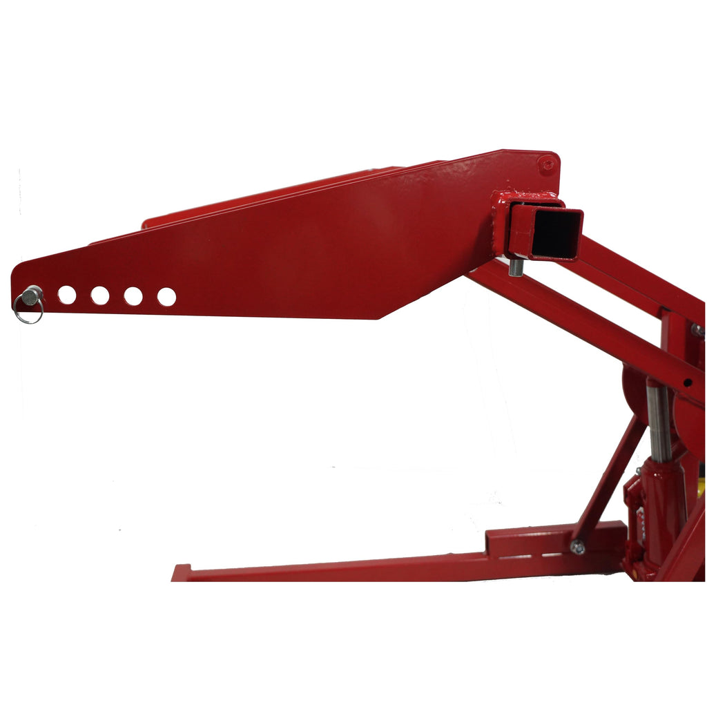 Garvee Lawn Mower Lift Jack 550lbs Capacity High Lift 29.1in Durable Steel Safety Lock Wheels for Garden Tractors Maintenance