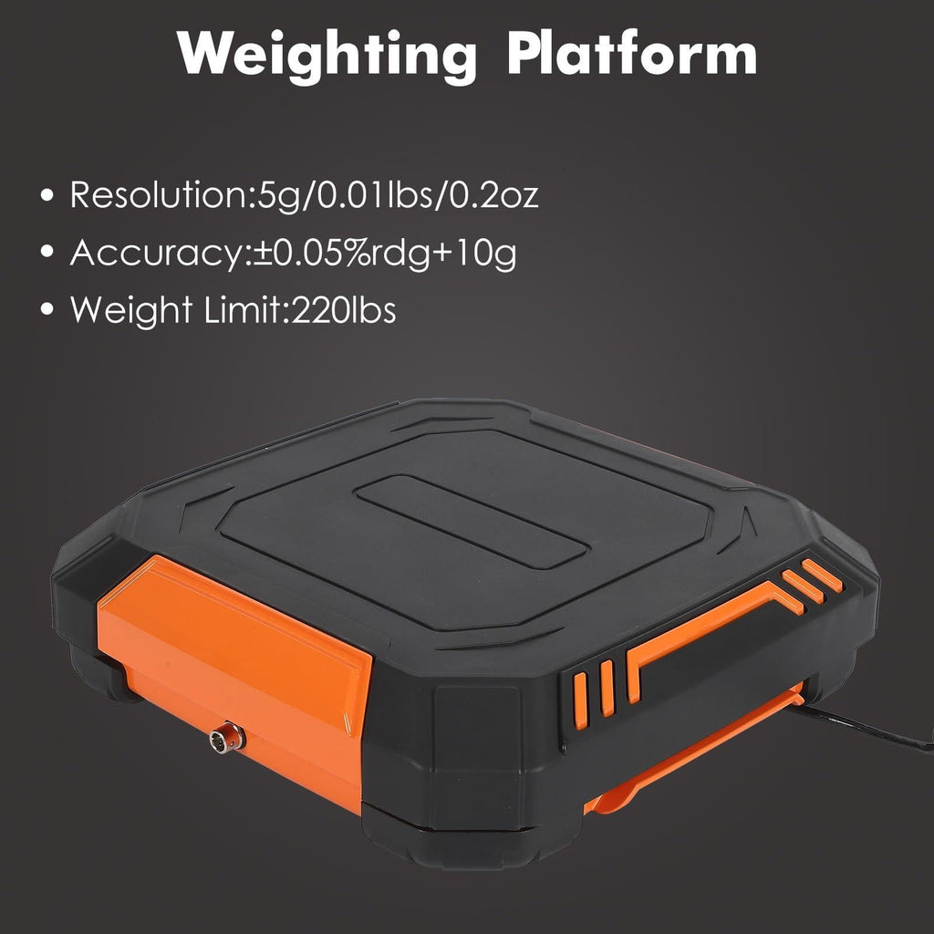Garvee Digital Refrigerant Charging Scale 220LB High Accuracy Wireless APP Control Electronic Compact with Case HVAC Tool