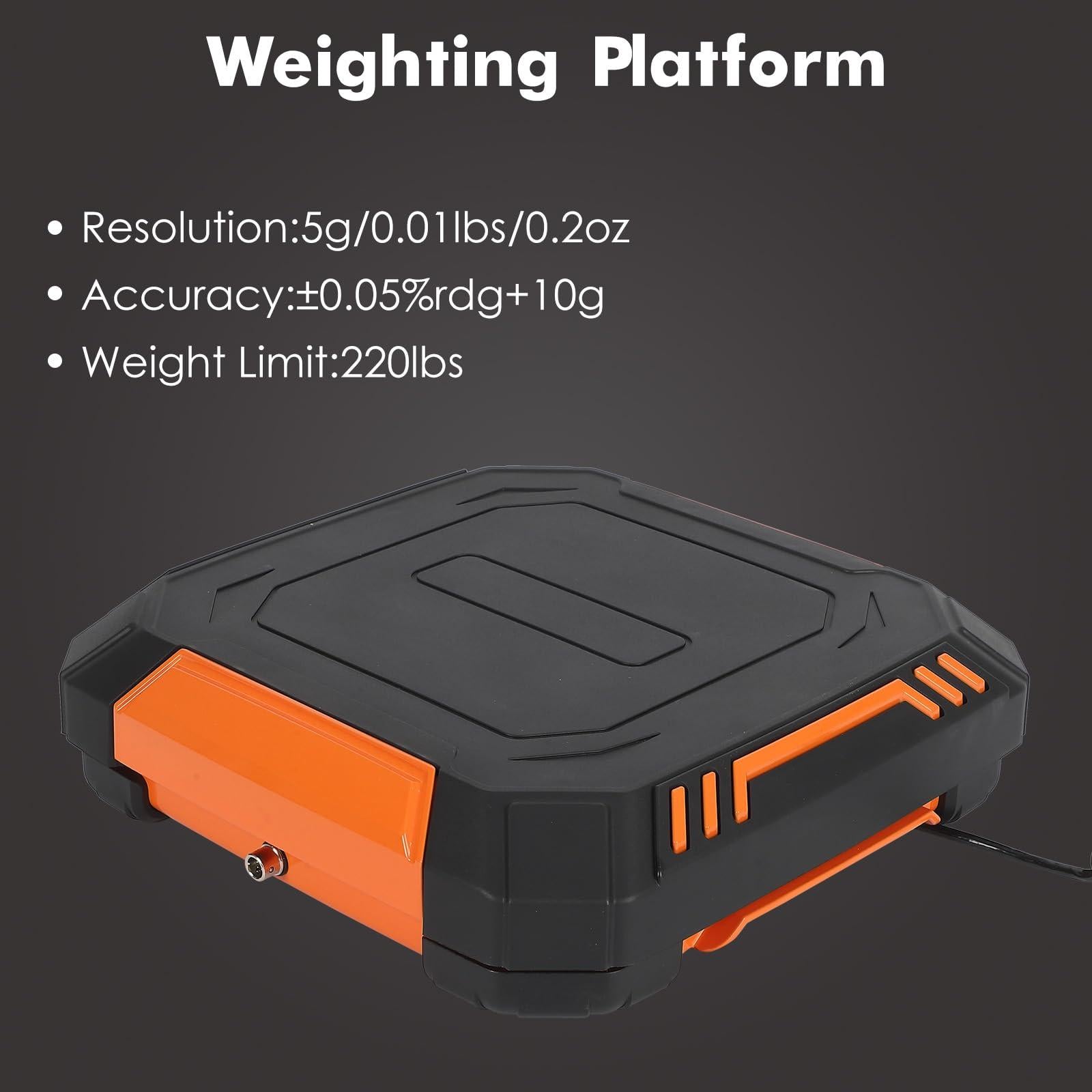 Garvee Digital Refrigerant Charging Scale 220LB High Accuracy Wireless APP Control Electronic Compact with Case HVAC Tool