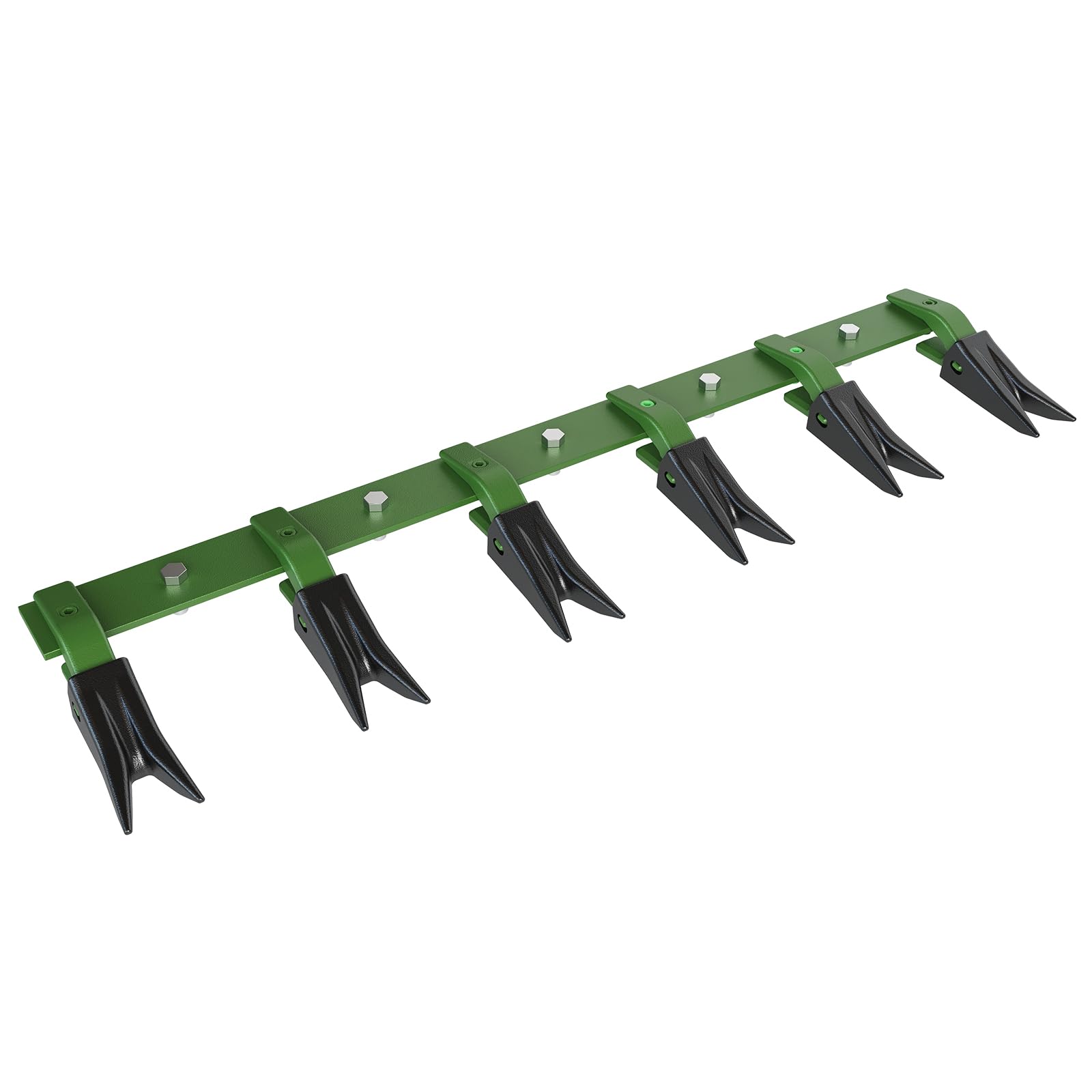 Garvee Heavy Duty Bucket Tooth Bar 49-Inch Effortless Installation Steel Powder Coated Fits 1/2-Inch Edges Sub-Compact Tractors Construction Farming