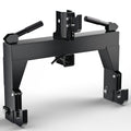 Garvee 3 Point Quick Hitch for Category 0 & 1 Tractors, 3000 LBS Lift, Heavy-Duty Steel, Easy Install, Dual Receivers, Black, Farm Use