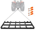 Garvee Drag Harrow Lawn Tractor 4Ft Heavy Duty Steel Chain Adjustable Width Tow Behind ATV Farm Field Garden