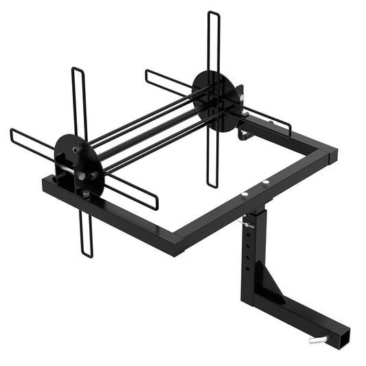 Garvee Versatile 1-Point Manual Implement Lift & Wire Unroller for ATV/UTV Tractors – 2" Receiver Hitch – Includes Mounting Bolts – Perfect for Plowing, Cultivating, Fence Stretching, Towing Implements, 2 Inch