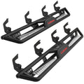Garvee 6" Running Boards with Two-Layer Stairs Design, All-Steel Bolt-On Side Steps, Black Powder Coated Nerf Bars, Fits 2019-2024 Chevy Silverado Crew Cab (Excludes 2019 1500 LD/Limited)