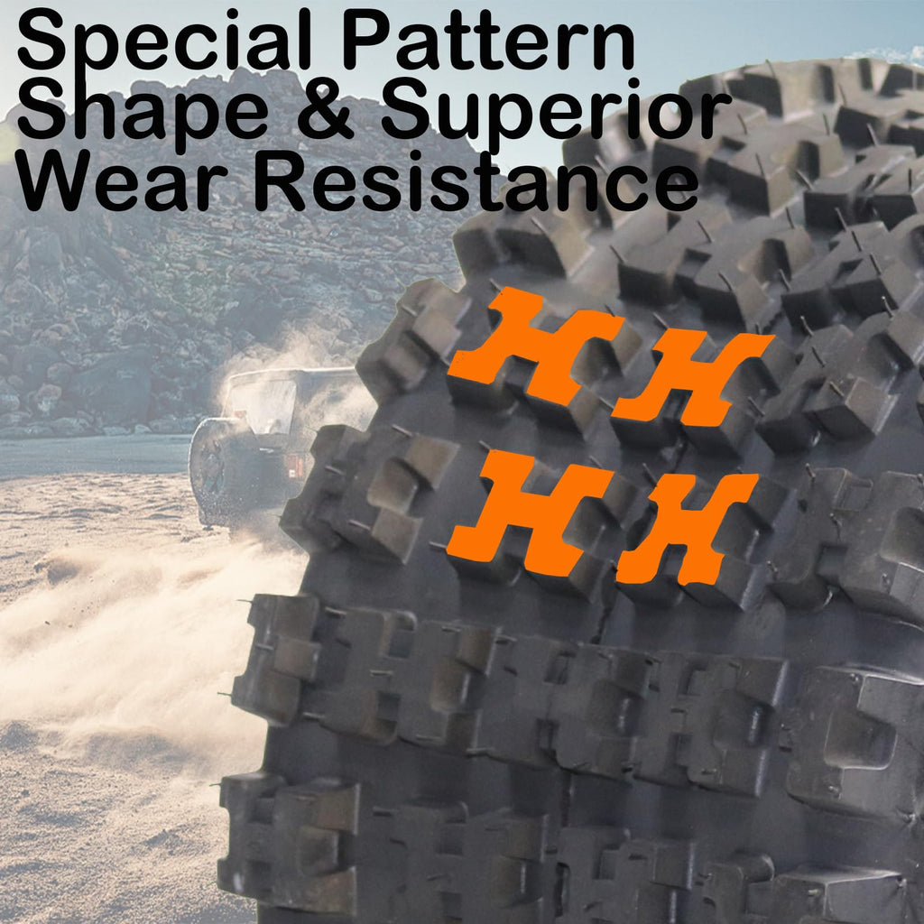 Garvee 2 Pack 20x10-10 ATV Tires All-Terrain 4 Ply Durable Rubber Tubeless Off-Road Sand Mud ATV UTV Trail