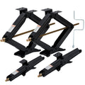 Garvee 24" RV Scissor Jack 7500lb Heavy Duty Leveling Crank Handle Powder-Coated Steel Stable Base Adjustable 4"-24" Travel Trailers Campers