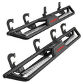 Garvee 6" Running Boards 550LB Side Steps, Black Powder Coated Non-Slip Bolt-On Rock Sliders, Fits 2007-2018 Chevy Silverado/Sierra 1500 Crew Cab, 2007-2019 2500/3500HD