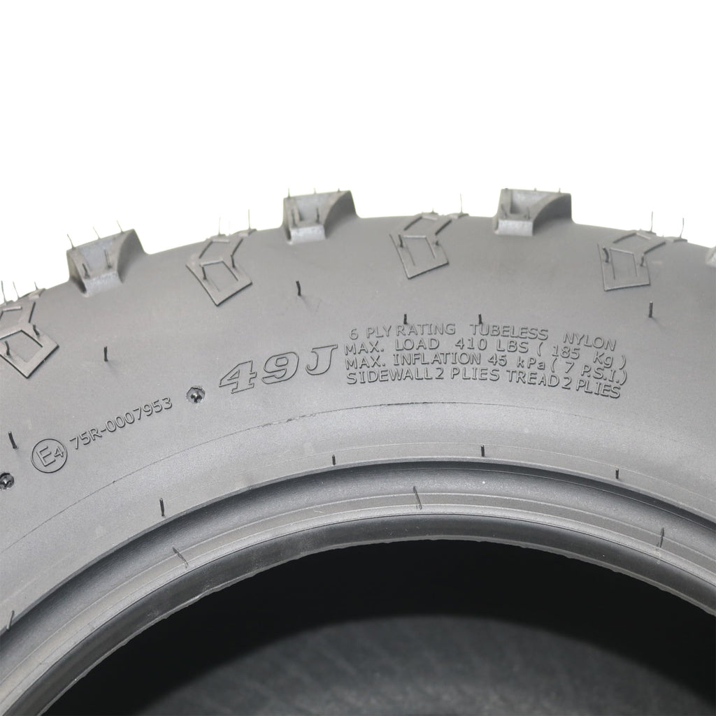 Garvee Set of 2 AT26x9-12 ATV UTV Off-Road Tires 26x9-12 6-Ply Durable Tubeless All-Terrain Wide Footprint for Trail Riding