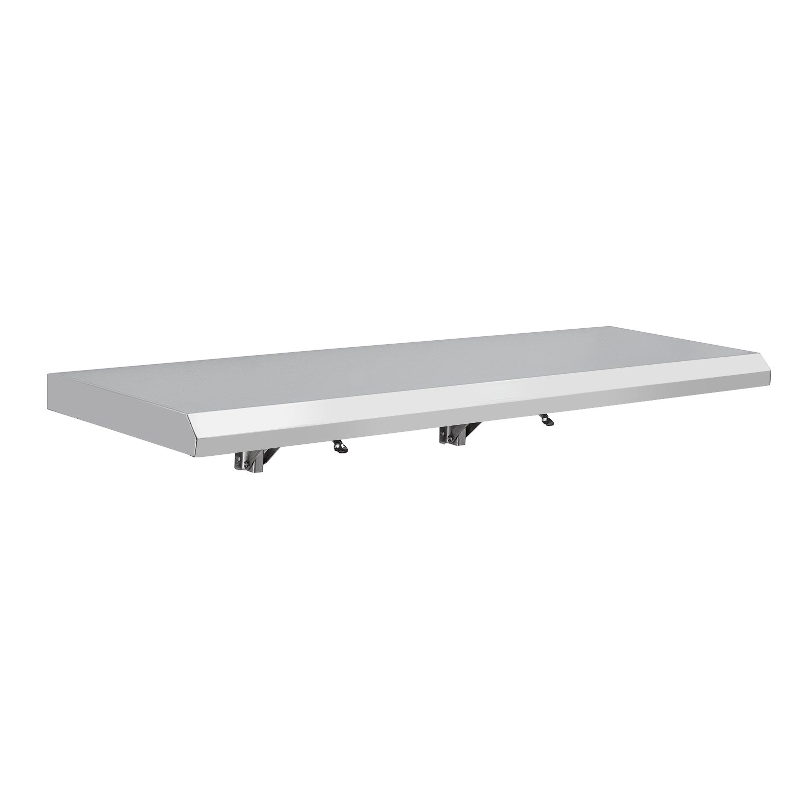 Garvee Food Truck Shelf, 36L x12W Inches Stainless Steel Foldable Concession Shelf, Heavy Duty Drop Down Folding Serving Shelf, Space-Saving Wall Shelf Food Truck, Garage, Restaurant