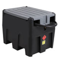 Garvee Portable Fuel Tank, 48 Gallon Diesel & Gasoline Transfer Tank With 12V Electric Pump, 10 GPM Flow Rate, 13ft Hose, Auto Fueling Nozzle , Fuel Transfer Tank for Easy Transportation, Black