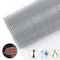 Garvee 1/2inch 6'×100' 19 Gauge, Chicken Wire Fence Wire Mesh Fence Galvanized Steel Poultry Netting Garden Fence Tree Guard Wire Fence Rolls Hardware Cloth for Yard Vegetable Plant Protection, Sliver