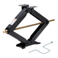 Garvee 5000 lbs RV Stabilizer Leveling Scissor Jacks - Heavy-Duty Camper Trailer Jacks with Crank Handle, 4"-24" Height Adjustable for Travel Trailers and Campers, 1pc