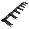 Garvee 61" Heavy-Duty Steel Bucket Tooth Bar – 4560-LB Load-Bearing, Effortless Installation for Sub-Compact Tractors with ≤1/2" Cutting Edges Black