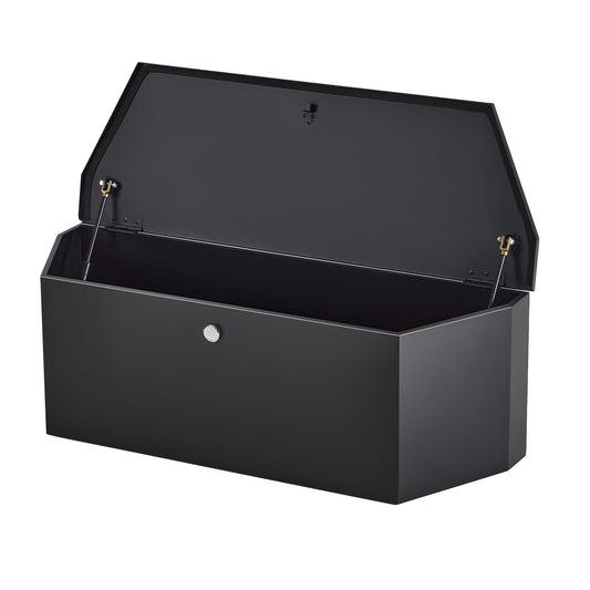 Garvee Trailer Tongue Box, 36"x12"x12" Heavy Duty Metal Tool Storage Box with Lock, Waterproof Utility Truck Bed Tool Box, Ideal for Trucks, Flatbeds, Trailers, RV, Garage