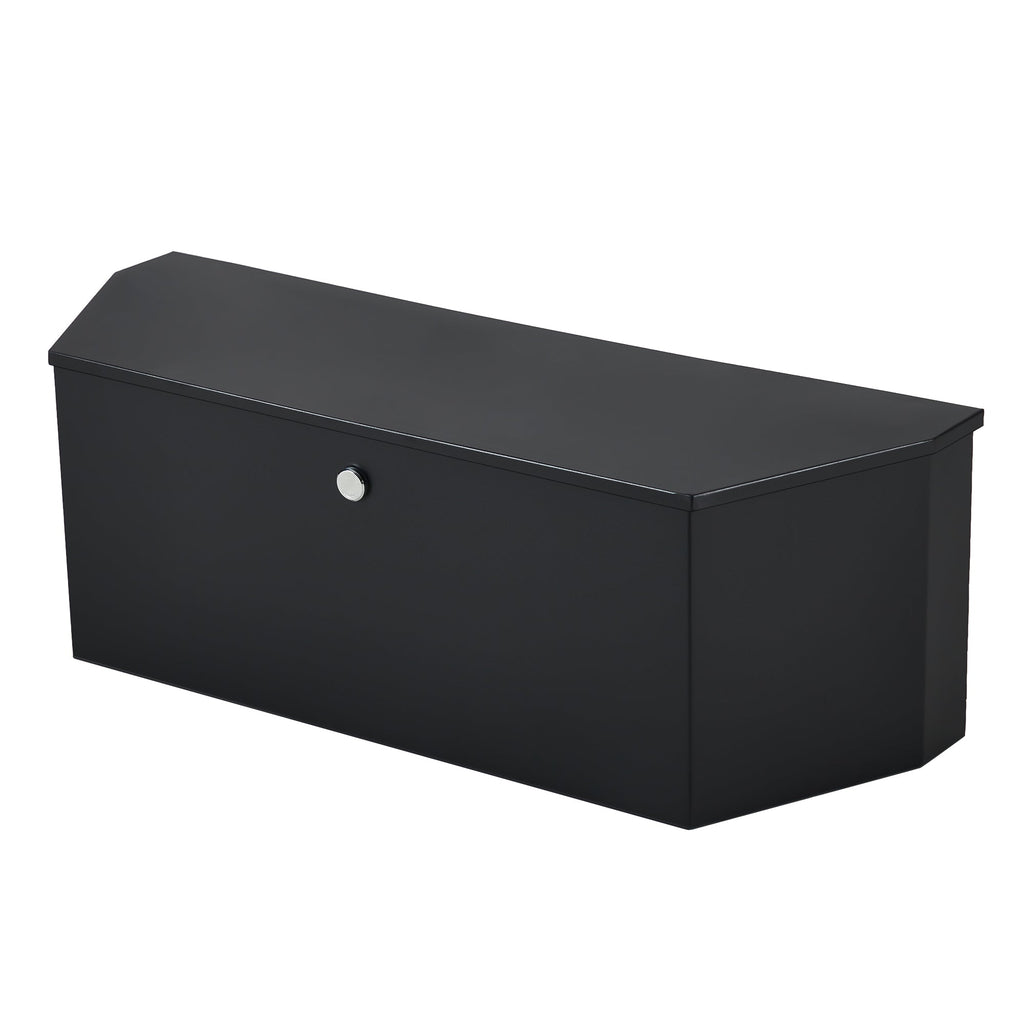 Garvee Trailer Tongue Box, 36"x12"x12" Heavy Duty Metal Tool Storage Box with Lock, Waterproof Utility Truck Bed Tool Box, Ideal for Trucks, Flatbeds, Trailers, RV, Garage