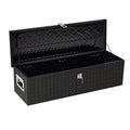 Garvee Aluminum Truck Tool Box – 39" Lockable Under Seat Storage Organizer, Heavy-Duty & Weatherproof Car Toolbox for Pickup, SUV, Van – Rust-Proof Design with Side Handle