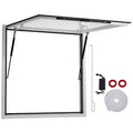 Garvee Concession Window for Food Trucks & Stands-36 x 24Inch,85° Weatherproof Awning Door with Dual-Point Lock | Heavy-Duty Aluminum Frame Service Window (Glass Not Included)