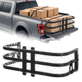 Garvee Truck Bed Extender 48"-61" Adjustable Length Aluminum Retractable Tailgate Extender with Drill Required Installation, Fits Ford F-150, Silverado, Sierra, Santa Cruz, Toyota Tacoma