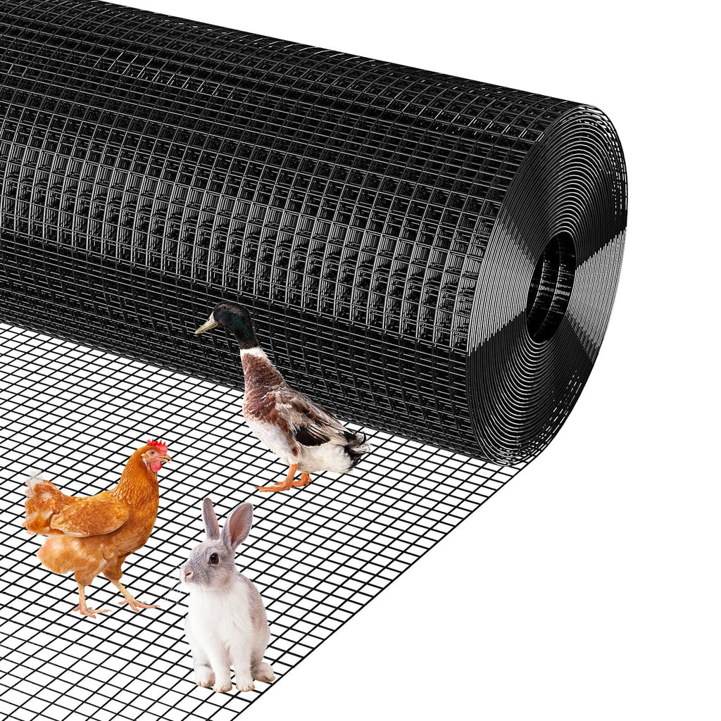 GARVEE 3'x100' Hex Mesh Fence - Galvanized Steel, Rust-Resistant w/Smooth Edges for Gardens & Coops (Small Animal Proof)