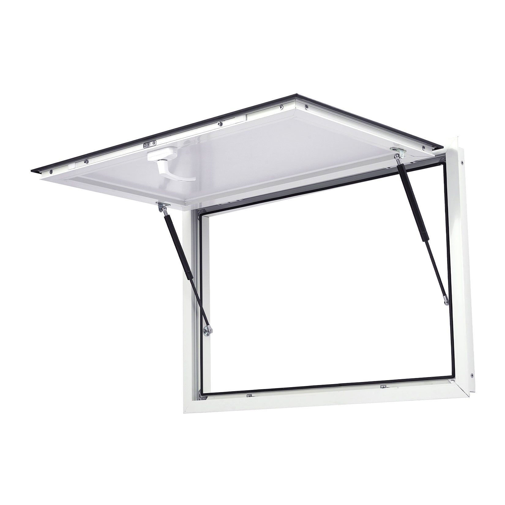 Garvee Concession Window Aluminum Alloy Food Truck Window With Door Handle For BBQ Trailer Mobile Catering 36x36 Inch