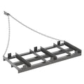 Garvee 4FT Drag Harrow for ATV Tractor UTV, Heavy Duty Steel, Adjustable Width, 6FT Chain Link, Tow Behind, Yard Field Pasture