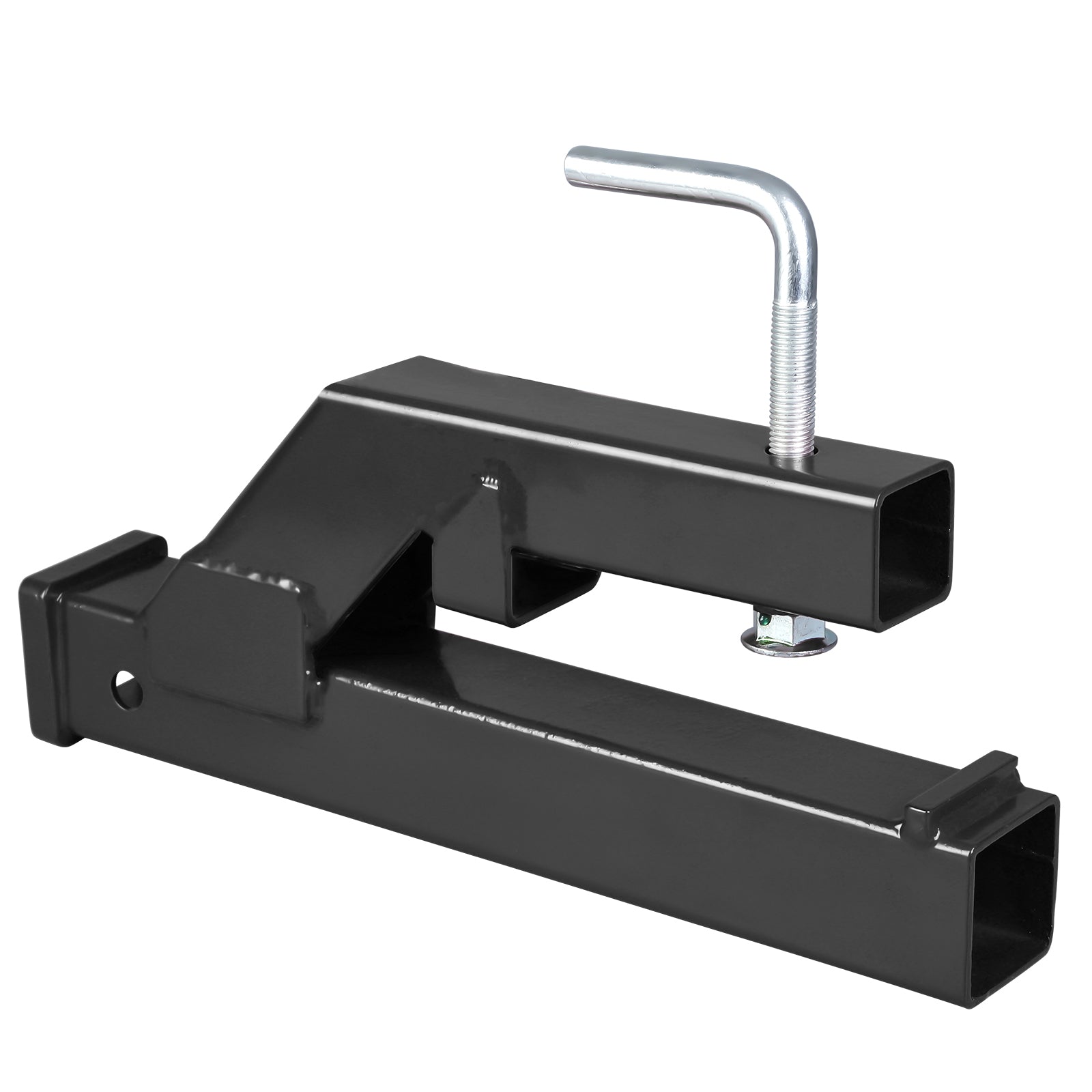 Garvee Clamp On Trailer Hitch 2" Ball Mount Adapter Compatible With Deere Bobcat Tractor Bucket Black 18"x2.5"x7"