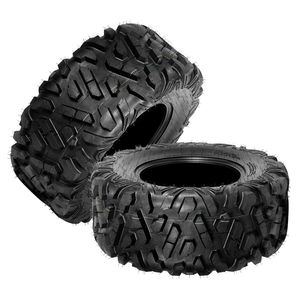 Garvee ATV Tires 2 Pack 29x11-14 All Terrain UTV Tires Tubeless 6PR for Trail Desert Mud Dirt Sand Black