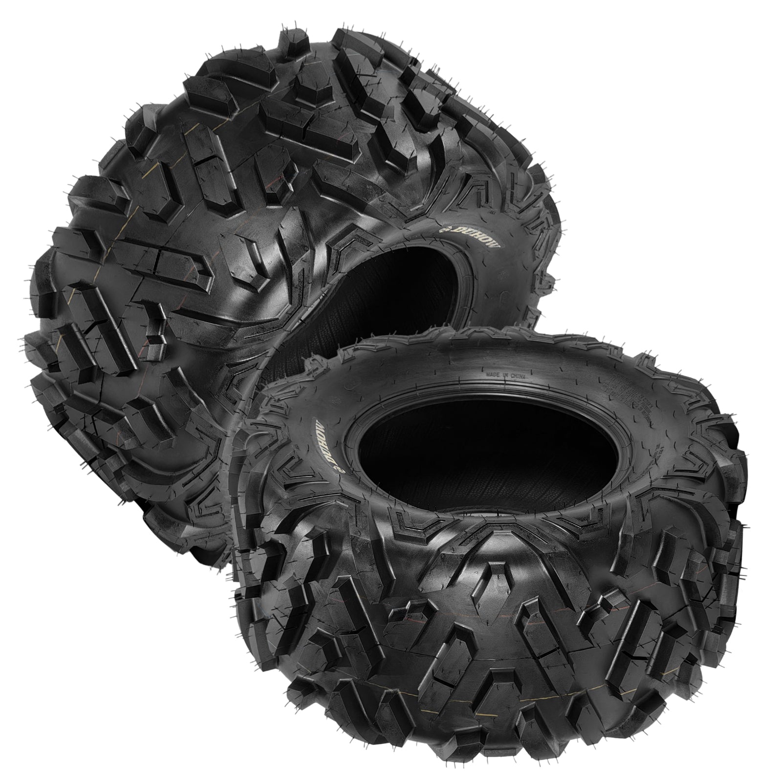 Garvee ATV Tires 2 Pack 26x11-12 Tubeless 6PR All-Terrain Durable Flexible Sidewalls Deep Tread Pattern