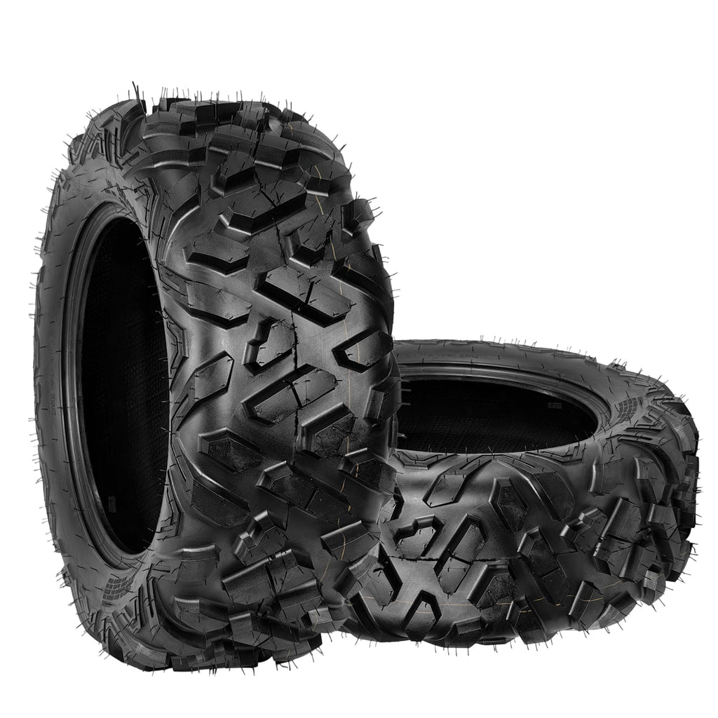 Garvee ATV Tires 2 Pack 26x9-14 Tubeless 6PR All Terrain Tires for Trail Desert Mud Dirt Sand, Durable Flexible Sidewalls, Deep Tread Pattern