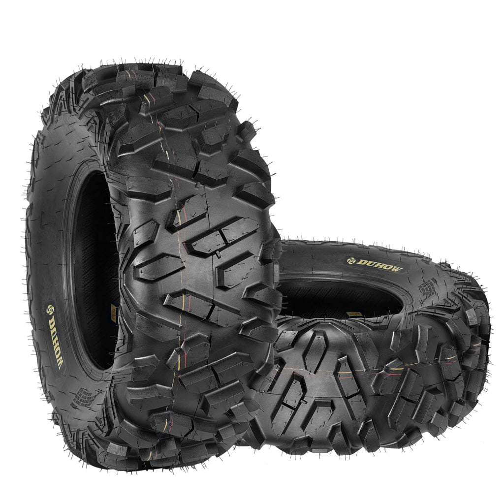 Garvee ATV Tires 2 Pack 26x9-12 6PR Tubeless All Terrain Tires for Trail Desert Mud Dirt Street Sand