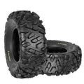 Garvee ATV Tires 2 Pack 26x9-12 6PR Tubeless All Terrain Tires for Trail Desert Mud Dirt Street Sand