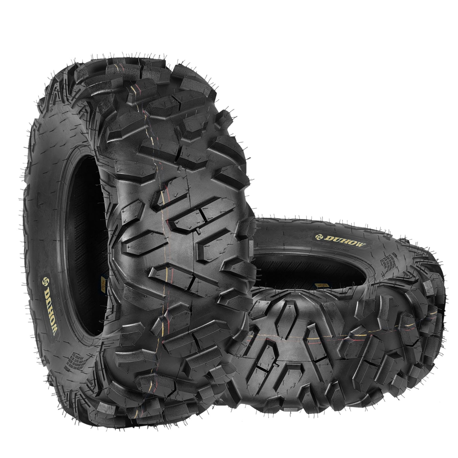 Garvee ATV Tires 2 Pack 26x9-12 6PR Tubeless All Terrain Tires for Trail Desert Mud Dirt Street Sand