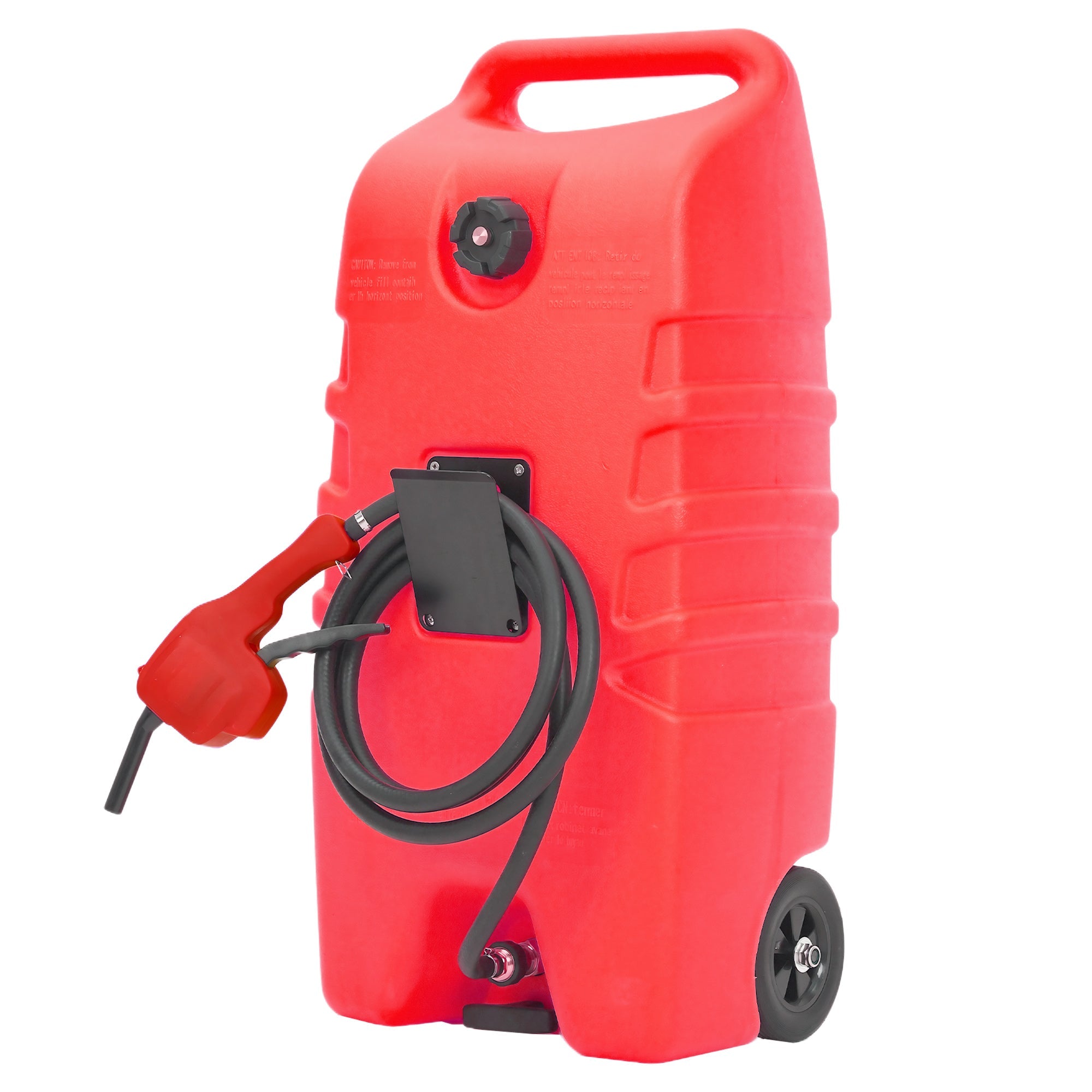 Garvee 14 Gallon Gas Caddy Portable Fuel Tank with Pump for Lawn Mower, Farm, Marine Use, Multi-Color